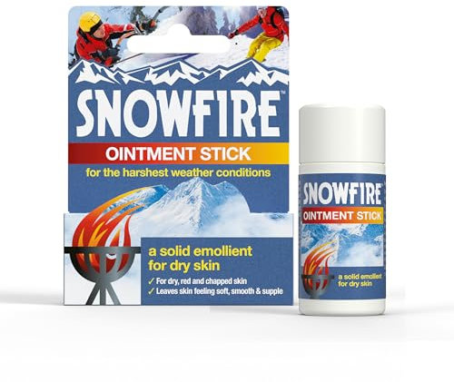 Stick pommade Snowfire, Naturel, Végan, Sans cruauté, Pour peau sèche, Stick émollient, 18 g