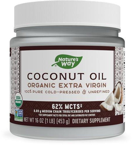 Nature's Way Coconut Oil-Organic Pure Virgin / 454g