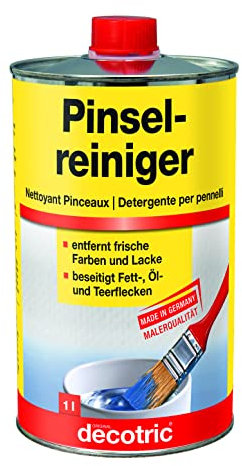 Decotric Pinselreiniger 1 Liter hochwirksam, 1E+3 Milliliter, Metall, Stur