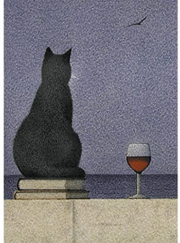 Inkognito Postkarte A6 • 12838 ''Katze am Meer Künstler: Quint Buchholz • Katzen