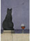 Inkognito Postkarte A6 • 12838 ''Katze am Meer Künstler: Quint Buchholz • Katzen