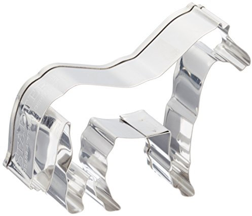 Staedter 076167 Horse Cookie Cutter, 8 cm, Stainless Steel, Silver, 30 x 30 x 30 cm