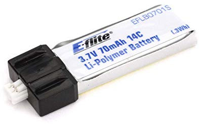 E-flite 70mAh 1S 3.7V 14C LiPo Battery
