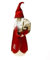 Gisela Graham Filz-Weihnachtsmann, Weihnachtsbaumspitze, 25 cm Santa