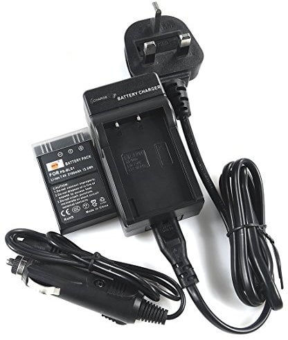DSTE BLS-1 Rechargeable Li-ion Battery + DC84U Travel and Car Charger Compatible for Olympus E-400 E-410 E-420 E-450 E-600 E-620 E-P1 E-P2 E-P3 E-PL1 E-PL3 E-PM1 Camera as Olympus PS-BLS1