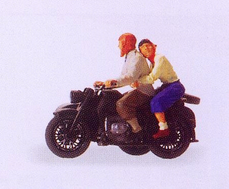 Preiser 1/87 th – pr28148 – Modelleisenbahnen – Motorradfahrer