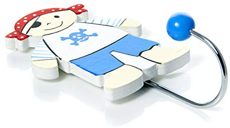 Mousehouse Gifts Baby or Kinder Blau Pirat Kleiderhaken Wandhaken für Jungen Schlafzimmer oder Kinderzimmer