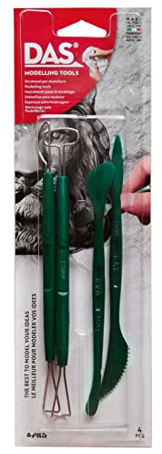 DAS- Set Spatole e Mirette, Colore Verde, Small, 068000