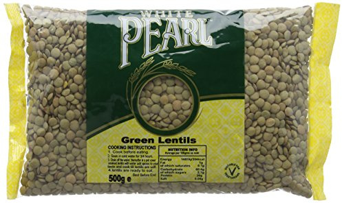 White Pearl Green Lentils - Pack of 10 x 500g