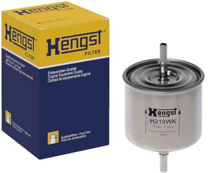 HENGST - Kraftstofffilter H218WK - Hochwertiger Kraftstoff-Leitungsfilter für KFZ - Entfernt Staub und Schmutz aus Otto- oder Dieselmotoren - Schützt das Einspritzsystem
