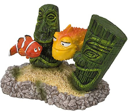 Aqua della, Dekoration für Aquarium, Clownfisch 10 4x3,2 x 5 cm, Ornament in Polyesterharz, nicht -toxisch und neutral pH, geeignet für frisches und gesalzenes Wasseraquarium, realistisch
