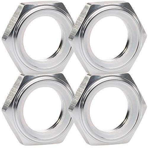 partCore 1:8 Radmuttern Stoppmuttern Silber 17 mm 6-Kant 4er Set 310013
