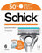 Schick Quattro Titanium Razor Blade Refills for Men Value Pack, 6 Count by Schick