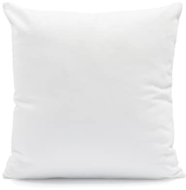 Kissenbezug 25x35 cm Uni Weiß Baumwolle Dekokissen Kissenhülle Couchkissen Sofakissen Deko Reißverschluss