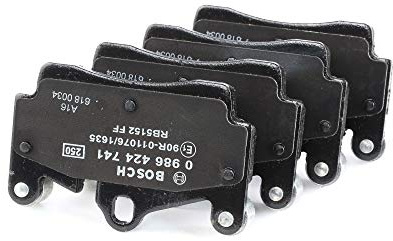 Bosch BP450 - Brake Pads Car Rear Axle - 1 Set of 4 Pads | Bosch Quality - Reduced Noise and Dust - ECE-R90 Certified - Copper-Free