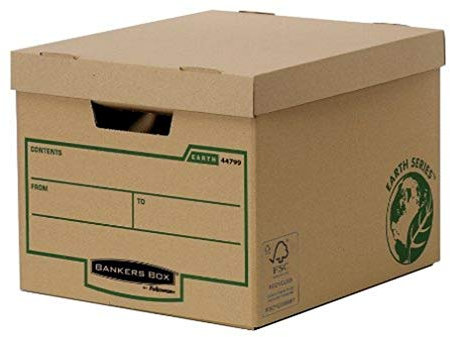 Bankers Box 4479901 Heavy-Duty Archivbox für Aktenordner