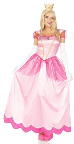Leg Avenue Classic Peachy Pink Princess Adult Sized Costumes, Rose, L Femme