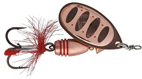 Savage Gear Rotex Spinner, Hechtköder, Angelköder, Kunstköder, Barschköder, Zanderköder, Köder für Hecht, Zander, Barsch, Forellenköder, Barschspinner, Forellenspinner, Farbe:Copper, Größe:8g / Gr. 3
