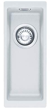 Franke Sirius SID110-16PW 1.0 Bowl Tectonite Undermount White Kitchen Sink