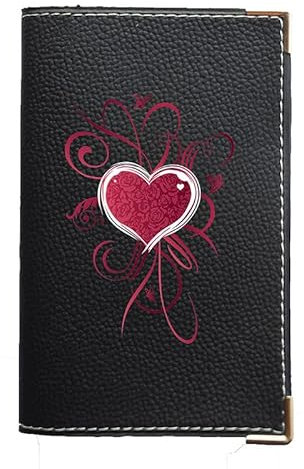 Syl'la Amour Porte Carte Grise et Papier Voiture en Simili pour Femme ou Homme Noir