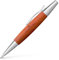 Faber-Castell 138382 - Drehbleistift e-motion Birnbaum / Metall, Mine: 1,4 mm, inklusive Geschenkverpackung, Schaftfarbe: braun / silber