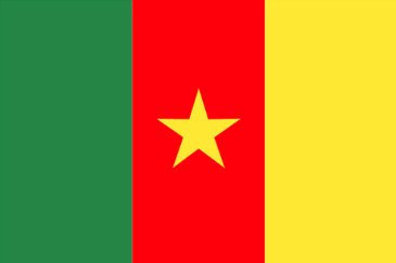 Flagge Fahne Kamerun 90 x 150 cm Fahne mit 2 Ösen, Hissflagge