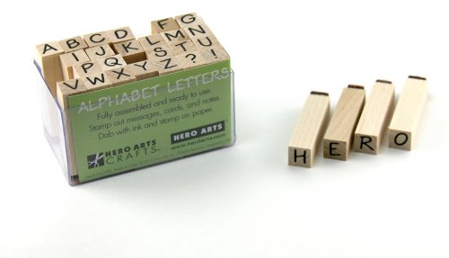 Hero Arts Briefmarken Tiny Classic Buchstaben