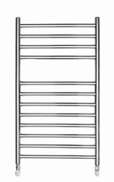 700 x 600 Highly polished stainless steel bathroom radiator towel warmer. Manufactured from high grade 304 stainless steel round tubing