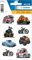 HERMA 3085 Aufkleber Fahrzeuge klein, 24 Stück, Auto Sticker mit Monstertruck Feuerwehrauto Krankenwagen Motiv, Kinder Etiketten für Fotoalbum Tagebuch Scrapbooking Geburtstag Deko Briefe DIY Basteln