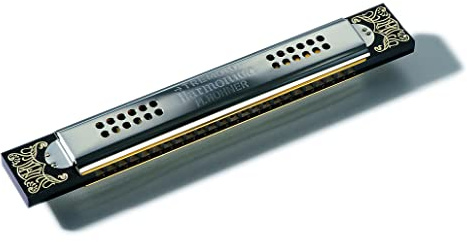 Hohner Accordions Hohner Harmonica 53/48 Tremolo Harmonica, Key of F, Stainless steel (53/48-F)