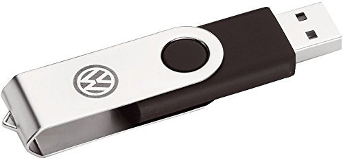 Volkswagen 000087620 a USB de 4 GB, satschwarz/Plata
