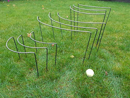 Plant Supports Metal, 9 Supports, 3 of each type - Garden Pack- Great Gift Idea
