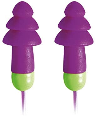 Moldex Wiederverwendbare Gehörschutzstöpsel Rockets Cord, ein Paar im PocketPak SNR 30 dB 50 Stk