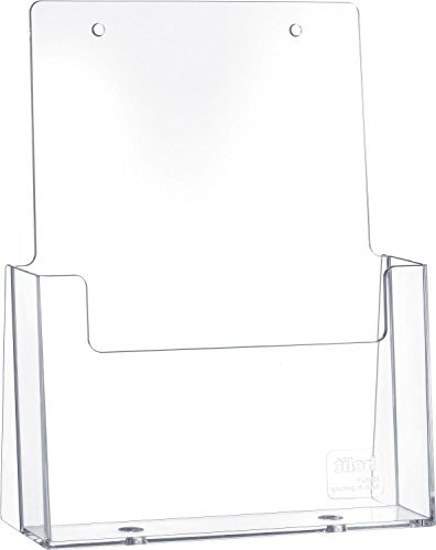 Helit H2352102 Prospekthalter Glasklar DIN A5 hoch Anzahl der Fächer 1 1 St. (B x H x T) 166 x 210 x 67 mm