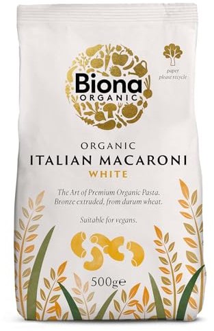 Organic Italian White Pasta - Macaroni (Biona) 500g