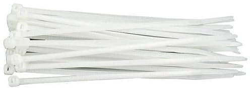 CABLE TIES 150x2.5MM 100PCS WHITE