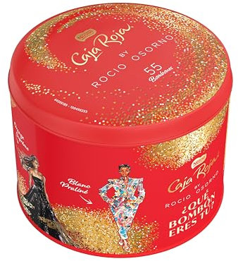 CAJA ROJA Bombones de chocolate con leche Lata 493g