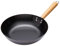KitchenCraft World of Flavours Non Stick Wok with Wooden Handles, Induction Safe, Carbon Steel, 30 cm