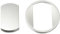 Legrand 068301 Enjoliveur Large Céliane pour Interrupteur, Va-et-vient ou Poussoir Soft, Finition Titane, Gris