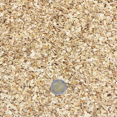 Terra Discount Räucherspäne aus Buche 5 Kg Körnung: mittel 2,0-5,0 mm - zum smoken, räuchern/kalträuchern von Fleisch, Fisch, Gemüse geeignet - Buchenholz mit klassischem Aroma…
