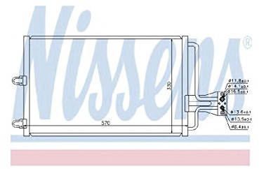 Nissens 94100 Condenser, air conditioning