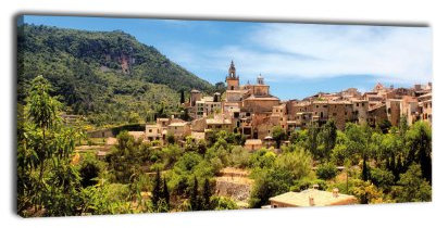 wandmotiv24 Leinwandbild Panorama Nr. 335 Mallorca 100x40cm, Keilrahmenbild, Bild auf Leinwand, Balearen Insel Ballermann