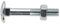 Sealey CBN640 Coach Bolt & Nut M6 x 40mm Zinc DIN 603 Pack of 100