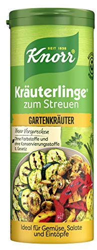 Knorr Kräuterlinge Gartenkräuter Würzmischung zum Streuen für Gemüse, Eintöpfe oder einen Salat 60 g