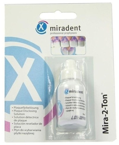 MIRA 2 Ton Plaqueeinfärbung Lösung 10 ml