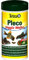 Tetra Pleco Veggie Wafers - Fischfutter für pflanzenfressende Bodenfische, Alleinfutter mit mineralreicher Zucchini für verbesserte Vitalität, 250 ml Dose