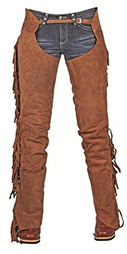 Westernchaps-4383 Dunkelbraun S