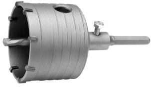 HOLLOW DRILL SET 80MM HEX SHANK