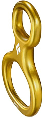 BLACK DIAMOND Super Figure 8 Belay Device, Single Climbing Rope, Rappelling