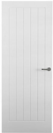 Premdor 37511 Vertical 5 Panel Textured Interior Door, 762x1981x35mm